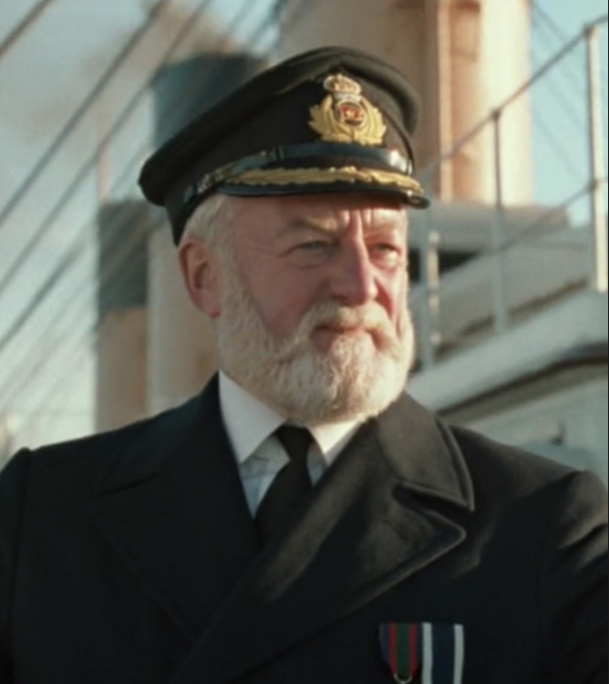 Il comandante Edward Smith nel film Titanic