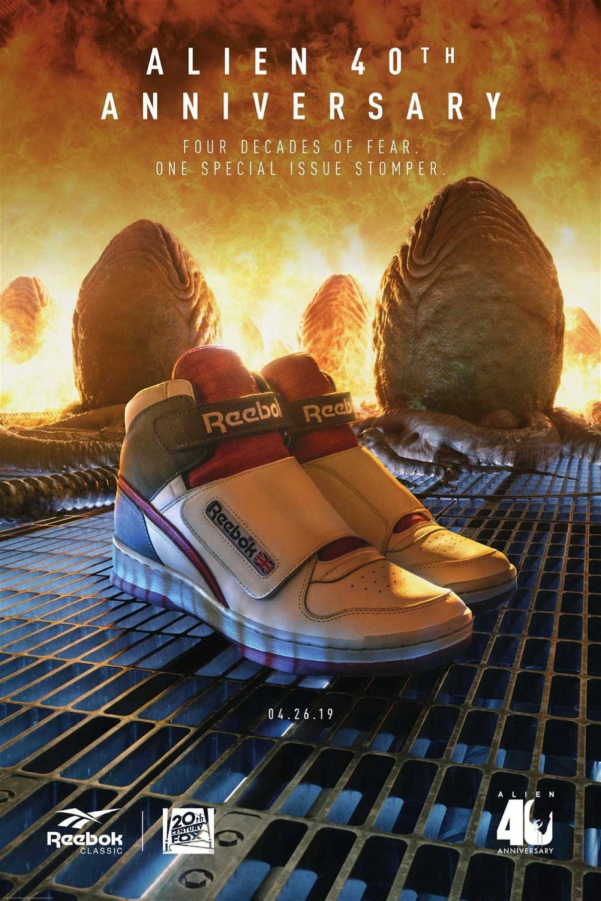 Le Alien Stomper, scarpe riproposte per l'Alien Day 2019