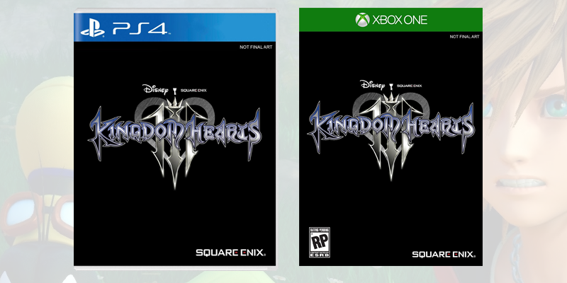 Le boxart provvisorie di Kingdom Hearts 3