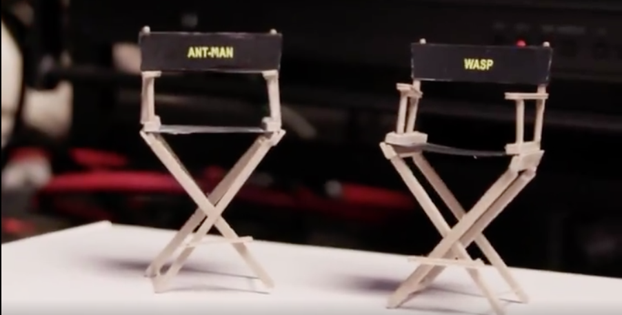 Le micro sedie dei protagonisti di Ant-Man and the Wasp