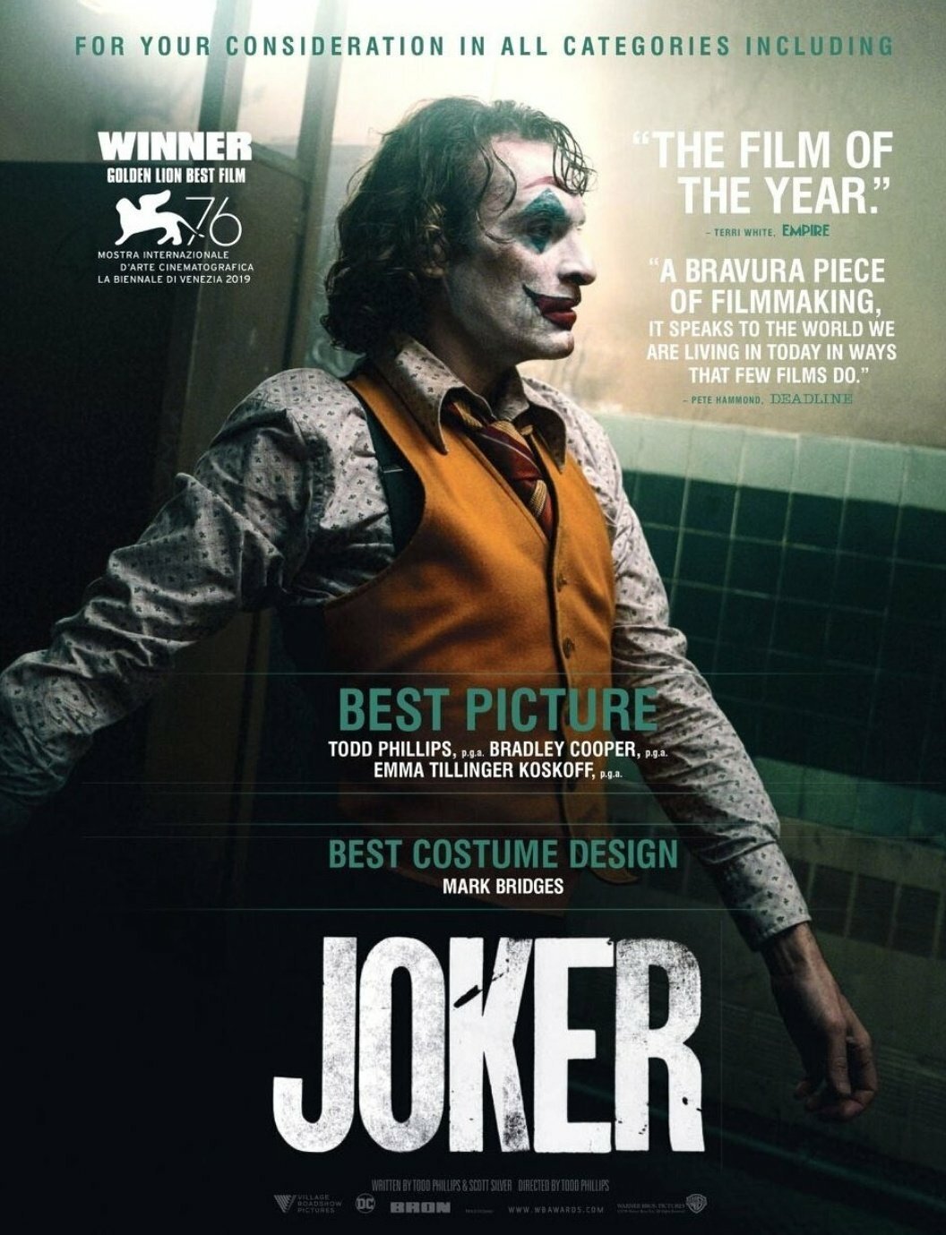 Il poster promozionale di Joker