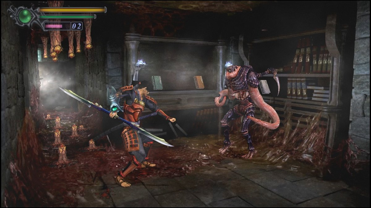 Un'immagine di gioco al ritorno di Onimusha: Warlords