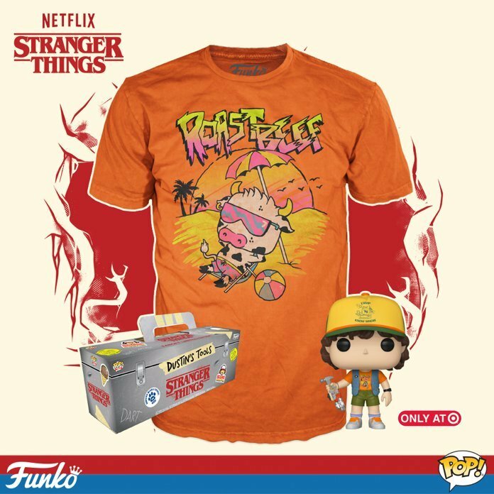 Clicca per vedere l'immagine originale Stranger Things Dustin e t-shirt