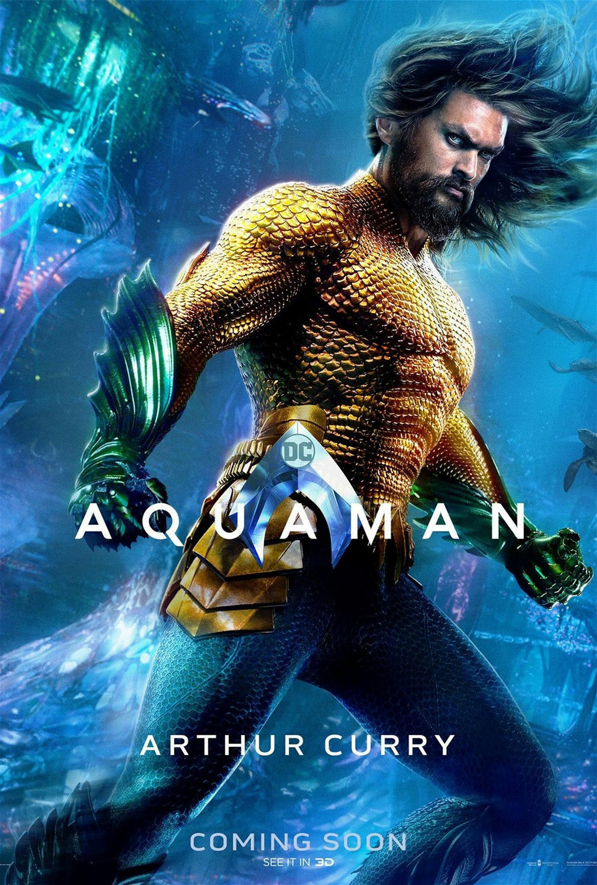 Il poster di Aquaman