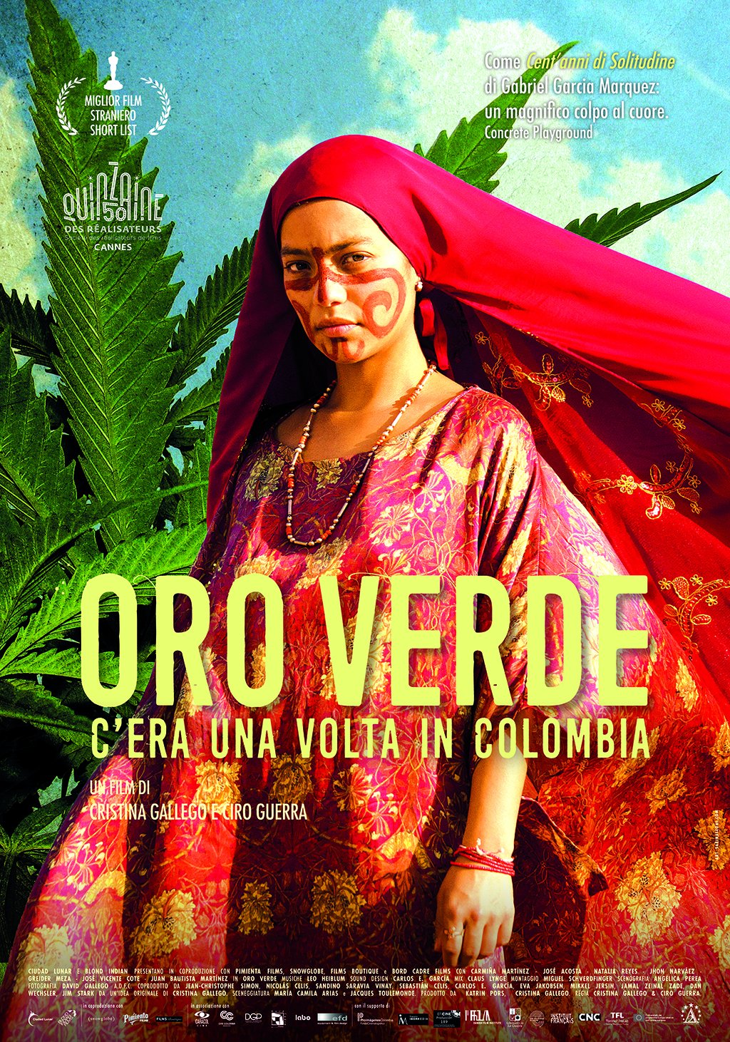 Il poster italiano del film Oro Verde - C'era una volta in Colombia