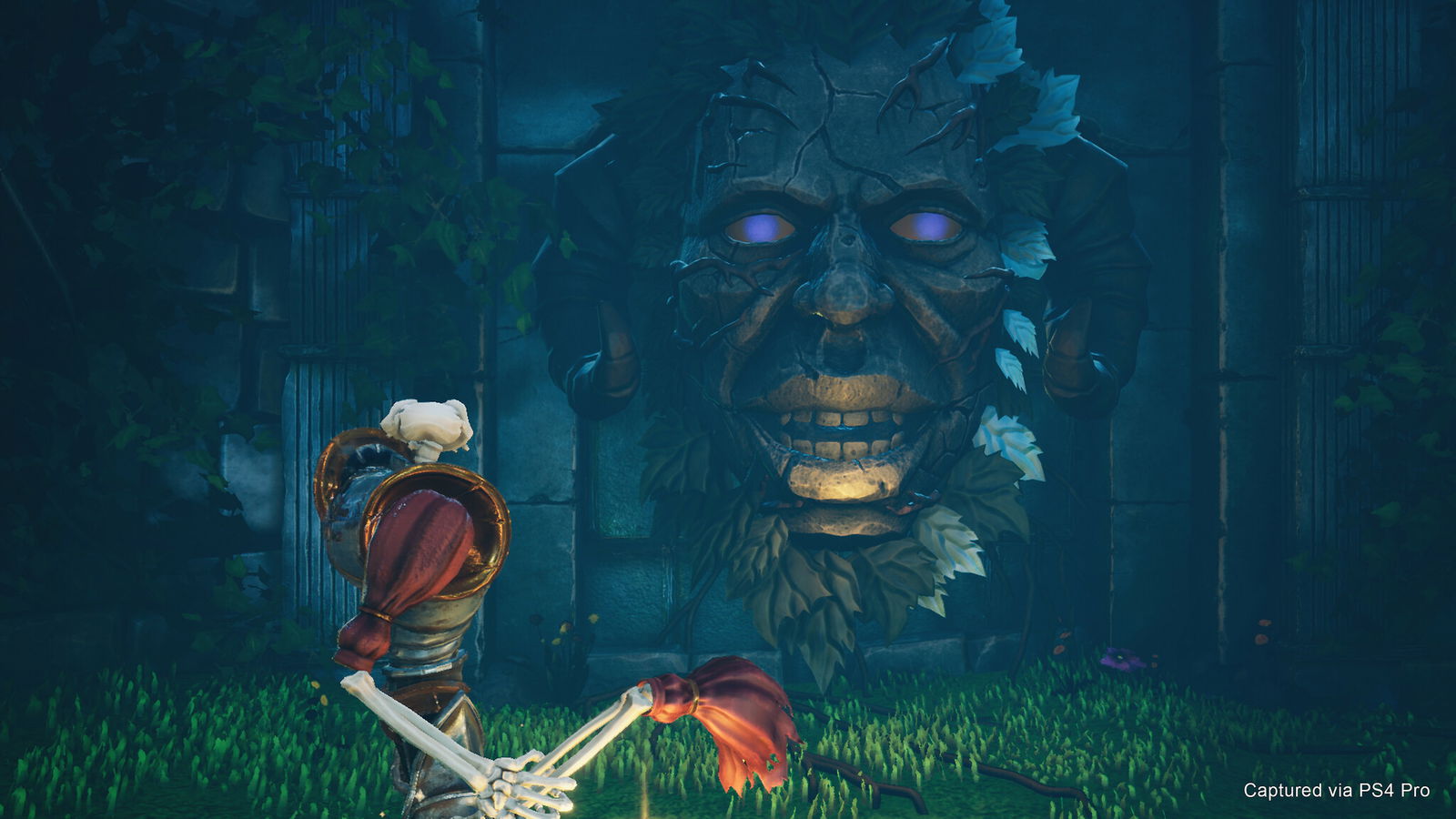 Uno screenshot di gioco di MediEvil