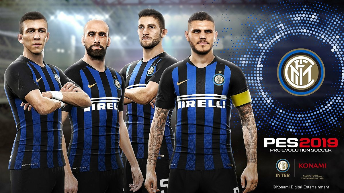 I giocatori dell'Inter in PES 2019