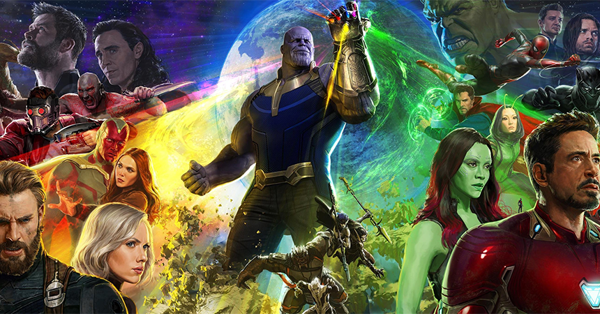 Il poster di Avengers: Infinity War