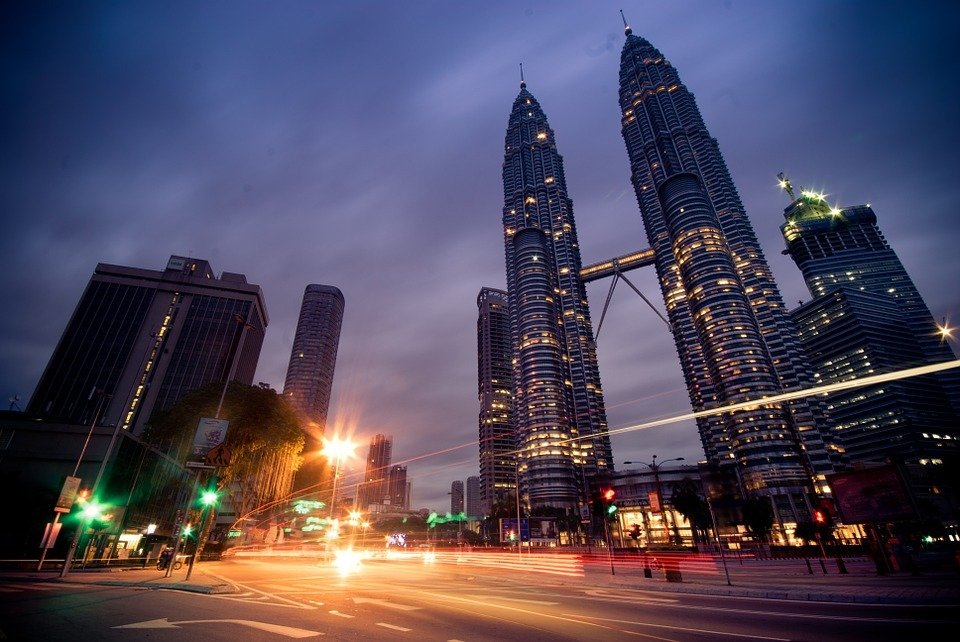 Le Petronas Twin Towers di Kuala Lampur