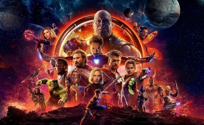 Poster promozionale di Avengers: Infinity War