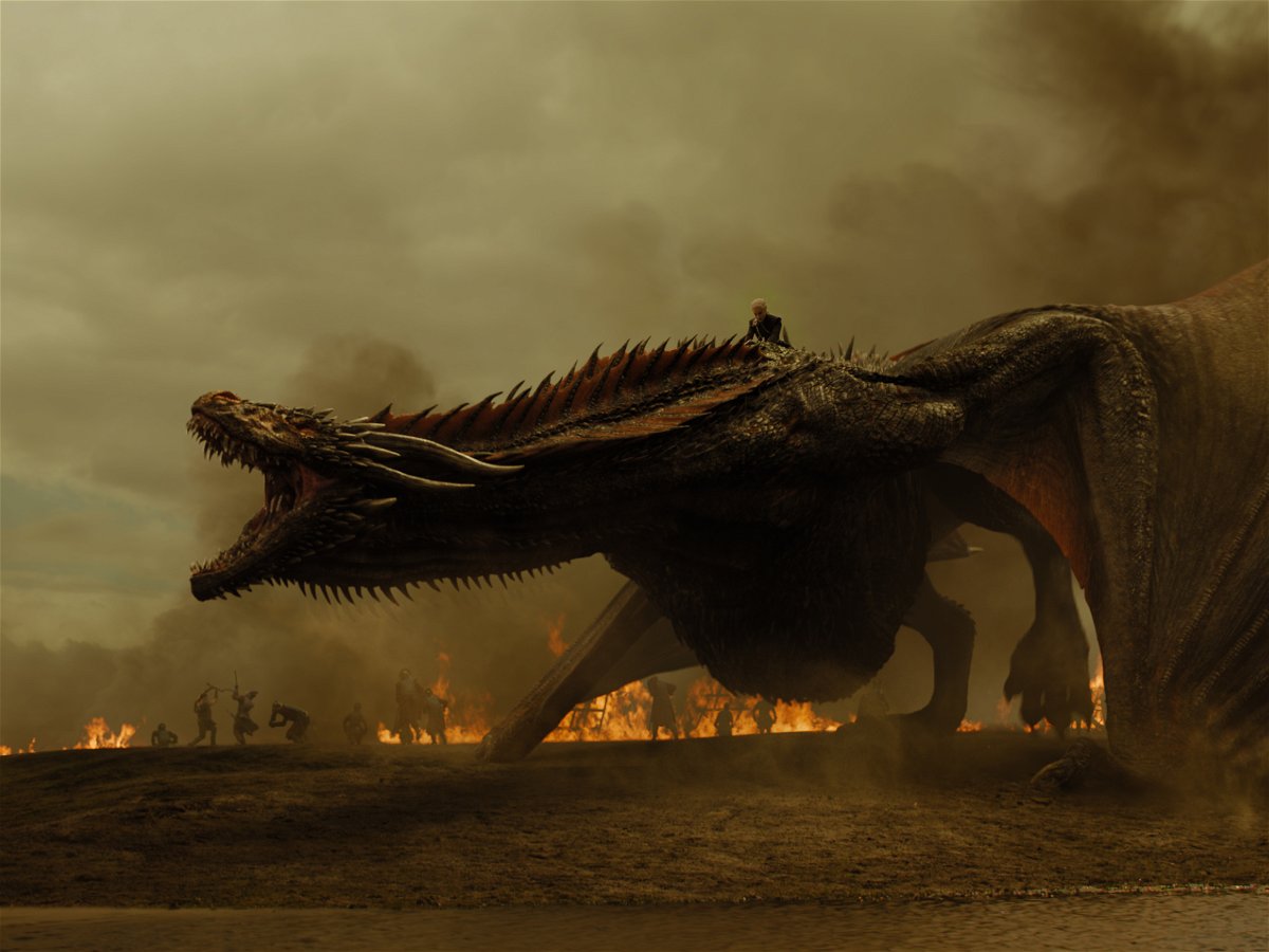 Daenerys in groppa a Drogon