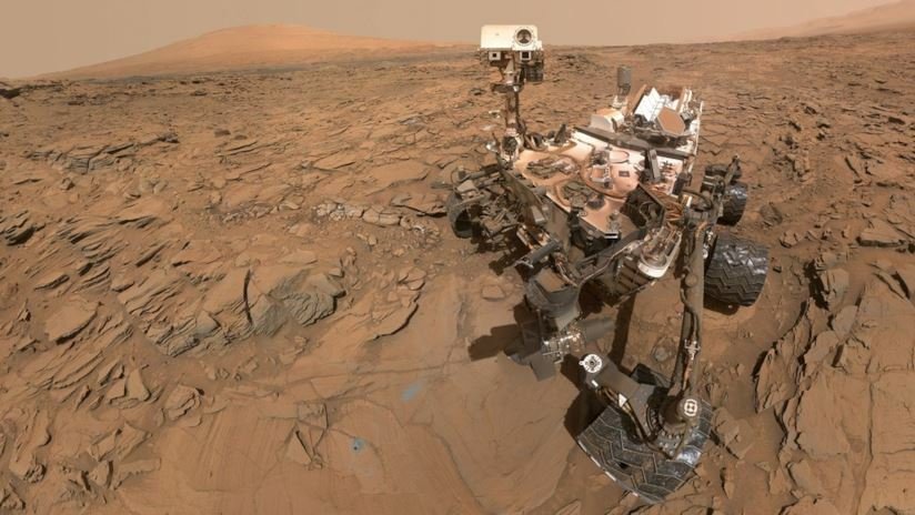 Un'immagine del rover Curiosity