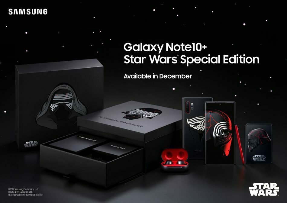 Il contenuto della confezione del Samsung Galaxy Note 10+ Star Wars Special Edition