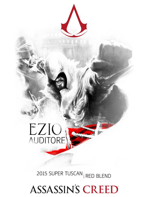 Ezio Auditore, adesso, ha anche il suo vino ufficiale
