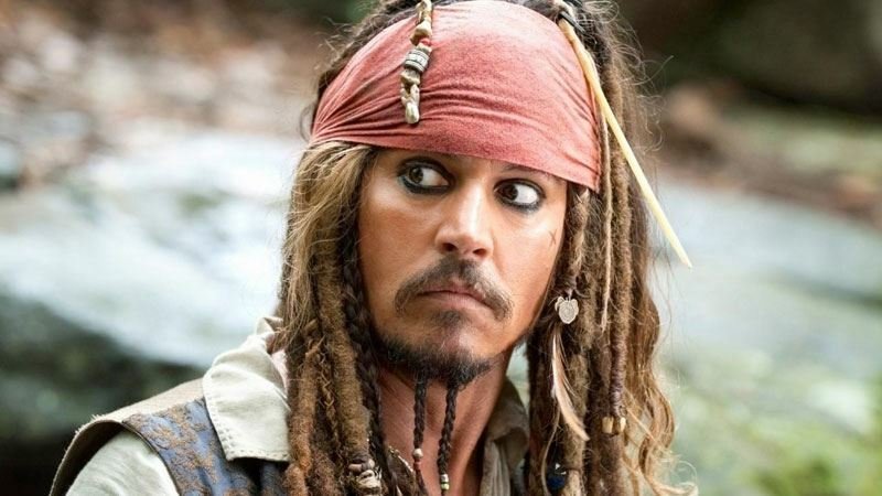 Jack Sparrow, personaggio interpretato da Johnny Depp