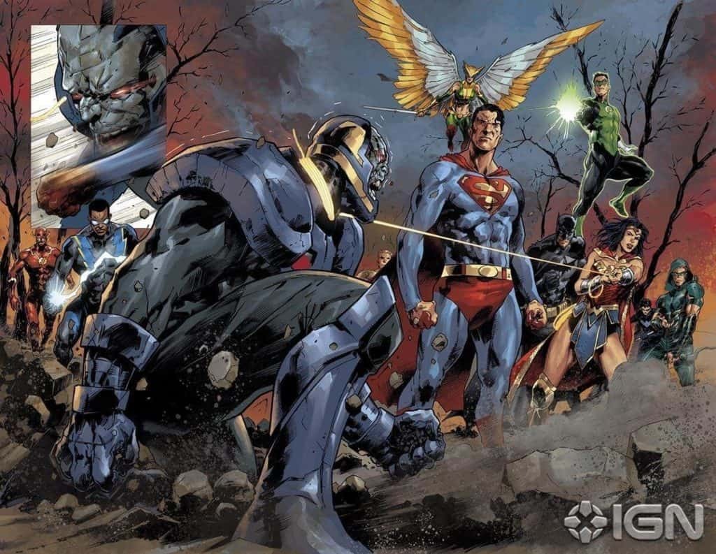 Clicca per vedere l'immagine originale Disegno tratto da DCeased #1, in esclusiva per IGN