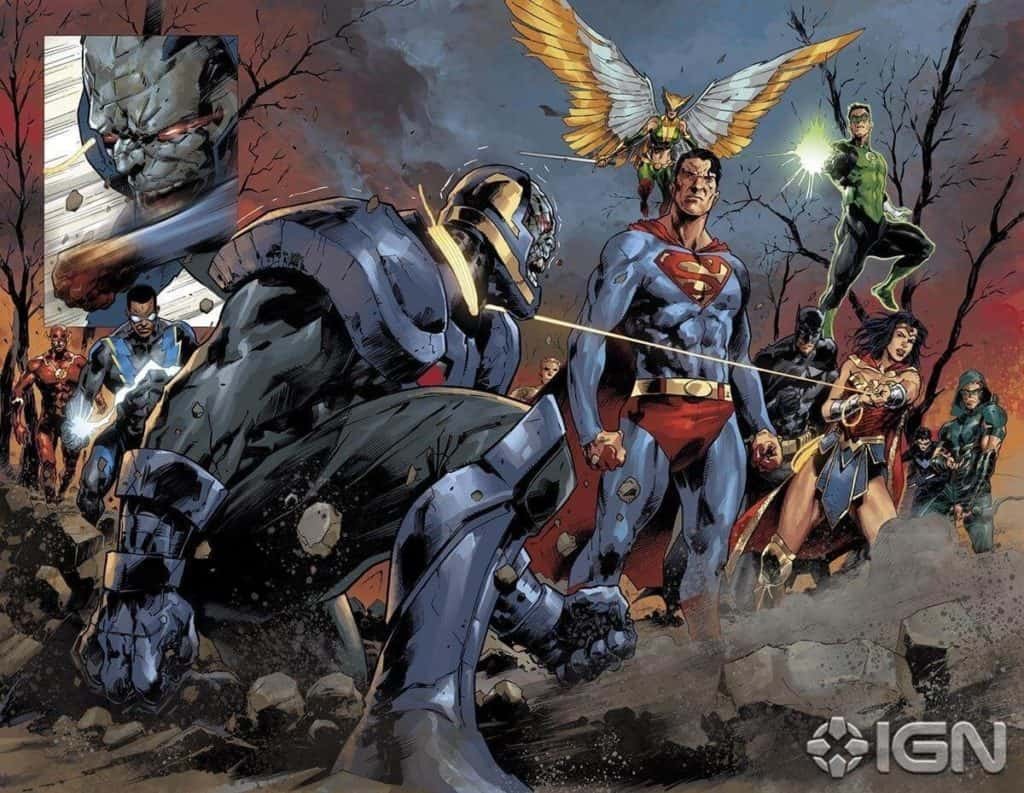 Disegno tratto da DCeased #1, in esclusiva per IGN