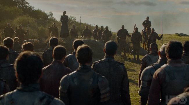Daenerys nell'episodio 5 di Game of Thrones 7