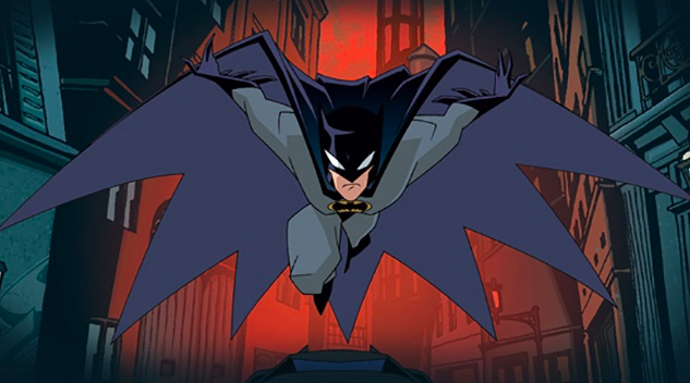 Batman in volo nel fumetto