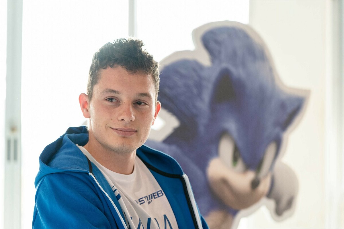 Il campione italiano Tortu sfida Sonic