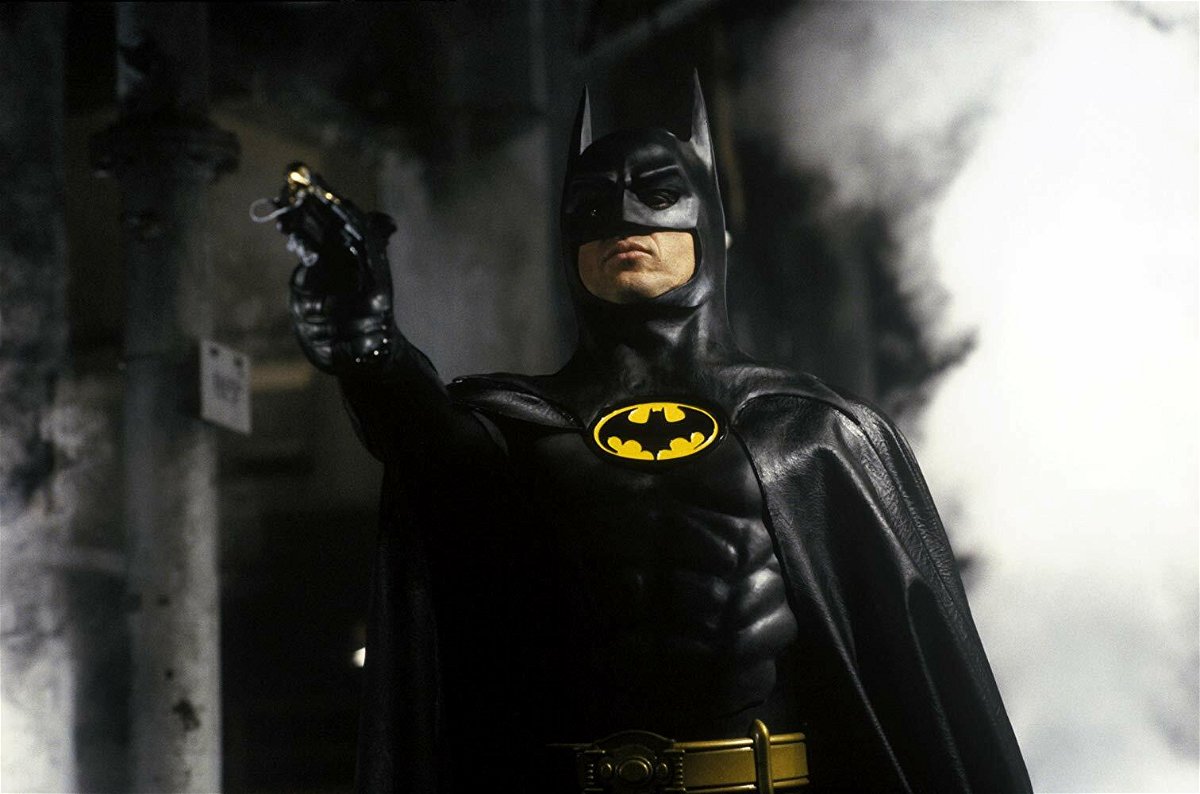 Un'immagine di Michael Keaton nei panni di Batman