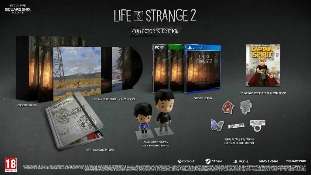 Life is Strange 2 esce anche in versione scatolata a dicembre