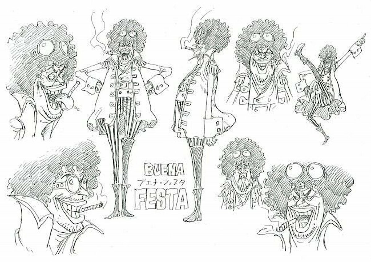 One Piece Film Character design Buena Festa