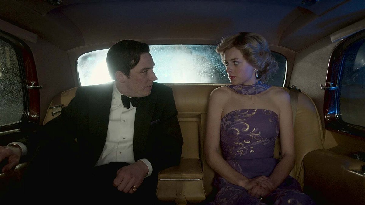 Carlo e Diana rappresentati da The Crown in una puntata della quarta stagione