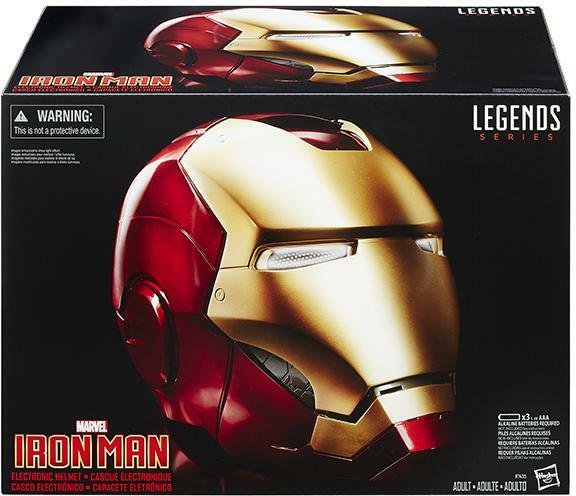 Scatola dell'elmo di Iron Man Legends