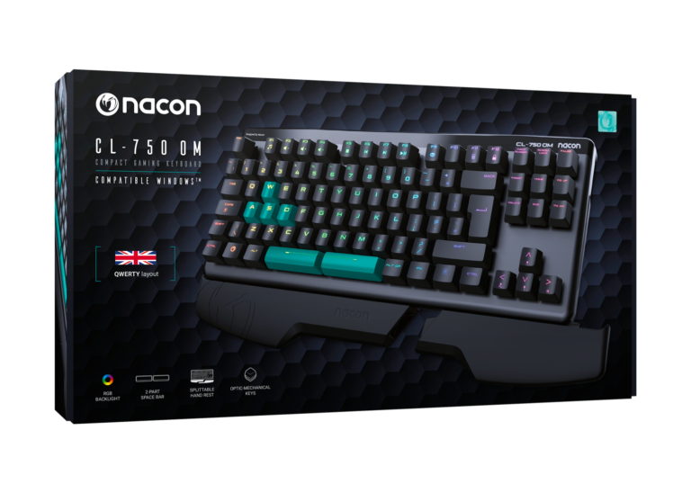 La confezione della CL-750OM di NACON