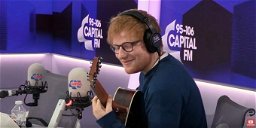 Copertina di Ed Sheeran e la cover della sigla di Willy, Il Principe di Bel-Air