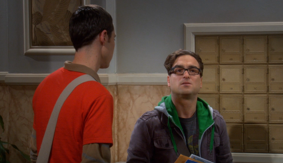 The Big Bang Theory stagione 1 episodio 10, Sheldon e Leonard tornano a casa parlando di Terminator