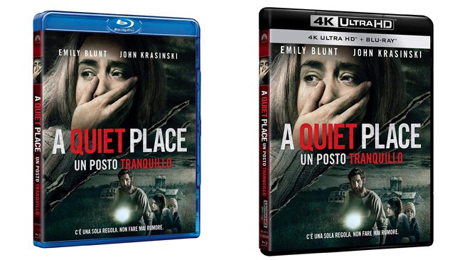  A quiet place Blu-ray e 4K Ultra HD