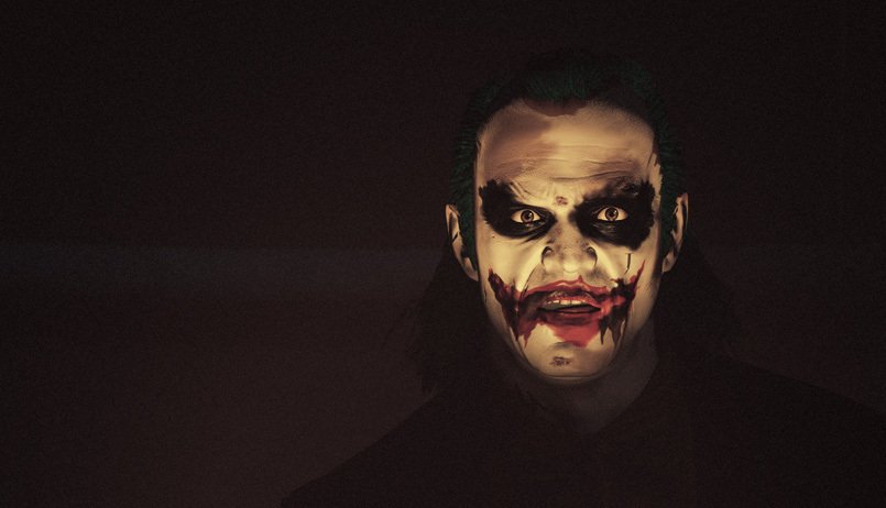 Un'immagine di Steven Ogg nei panni del Joker
