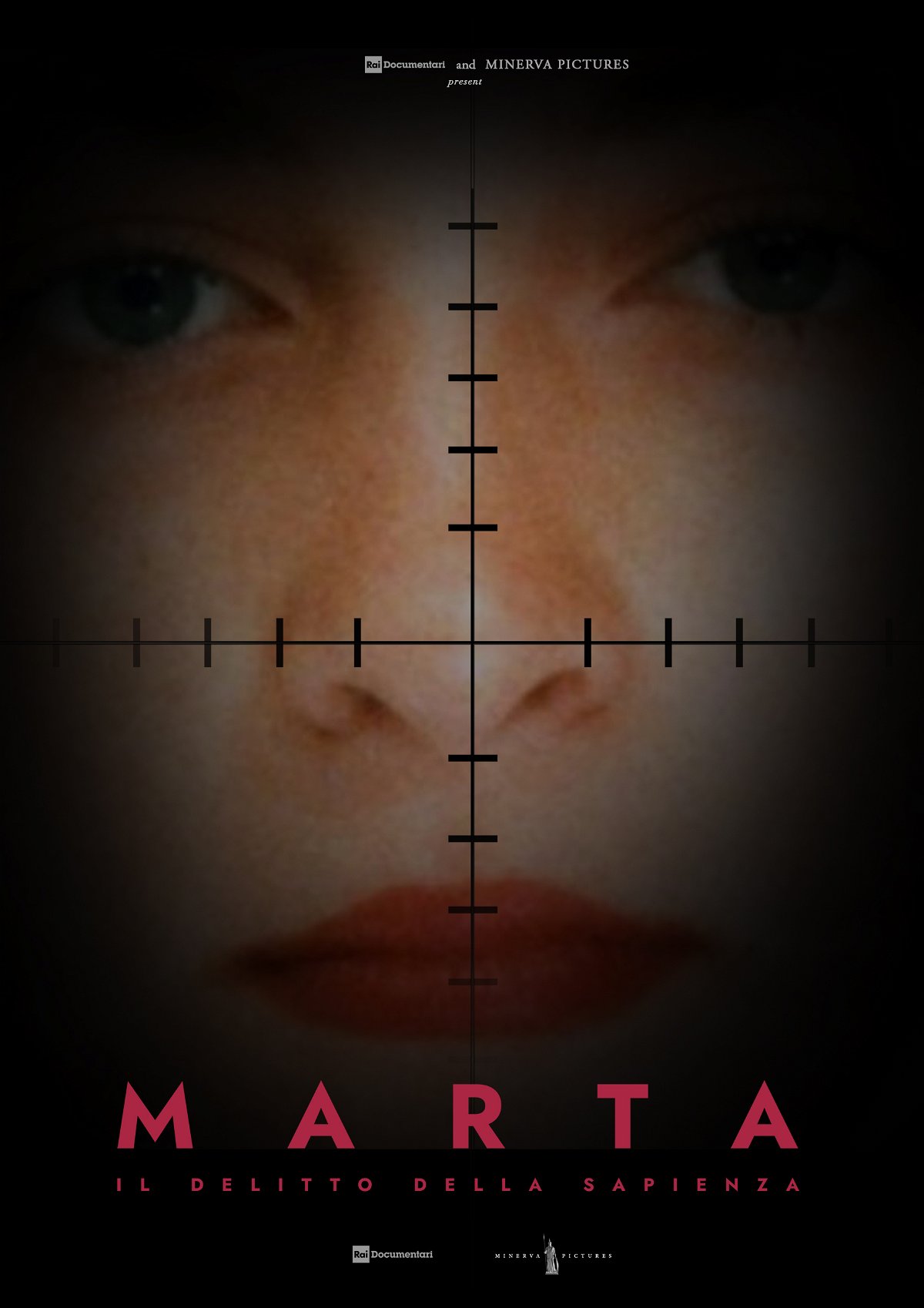 Il poster del docu-film Marta - Il delitto della Sapienza