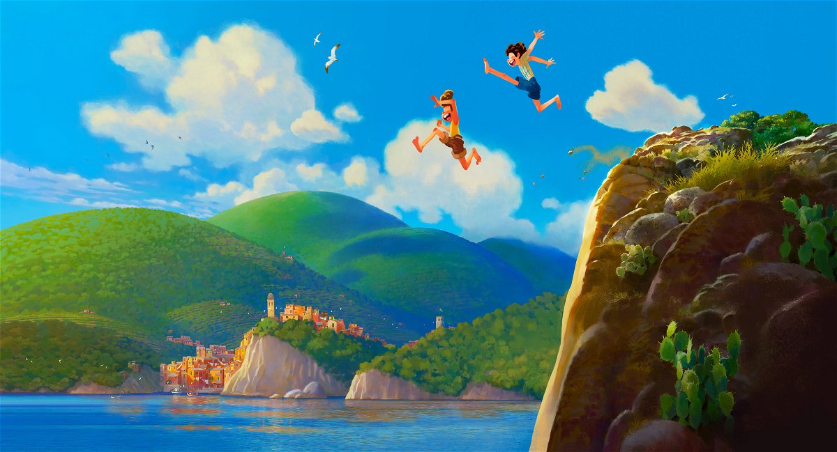 Una scena del nuovo film Pixar Luca