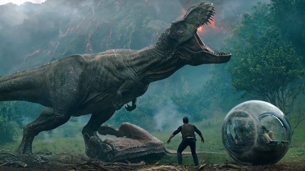 Un'immagine promozionale di Jurassic World: Il Regno Distrutto