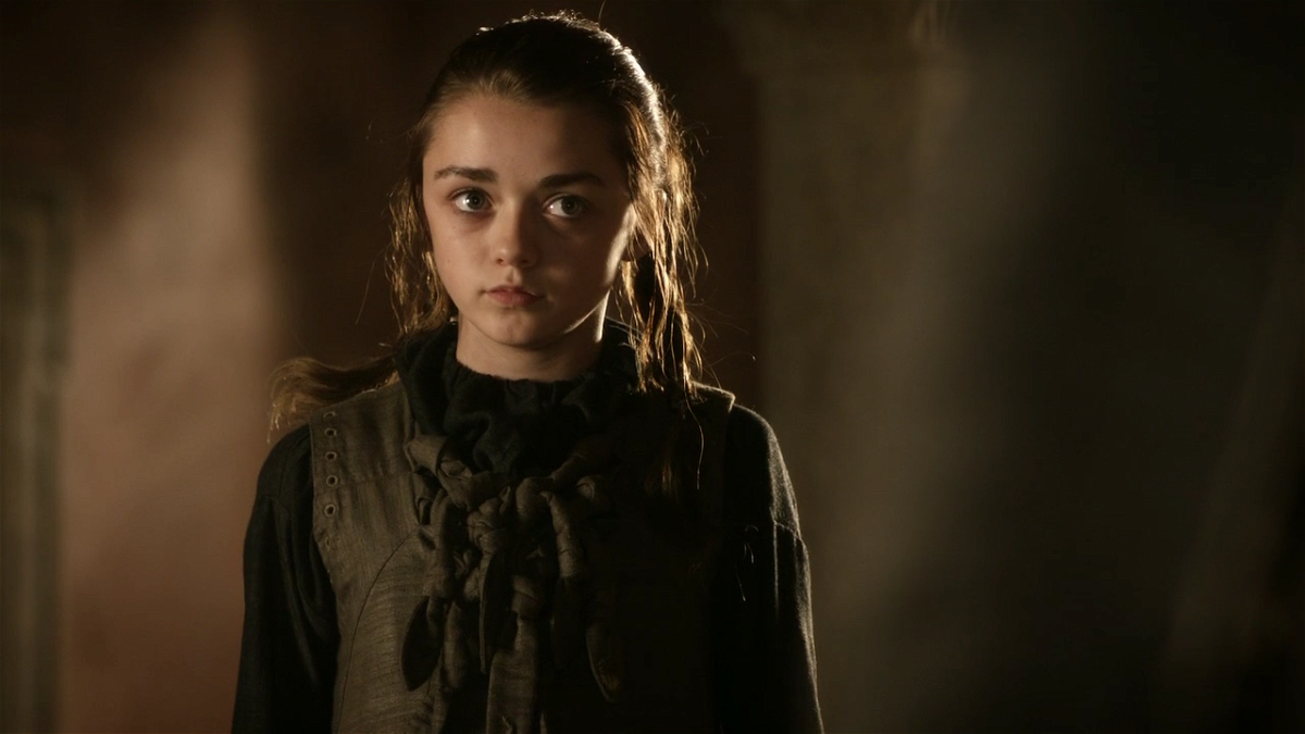 Arya nella prima stagione di Game of Thrones