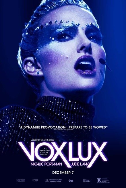 Natalie Portman nel poster ufficiale di Vox Lux