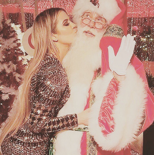 Khloé Kardashian e Babbo Natale
