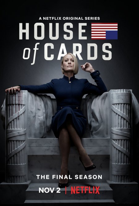 Il poster ufficiale della sesta stagione di House of Cards