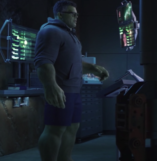 Hulk in pantaloncini