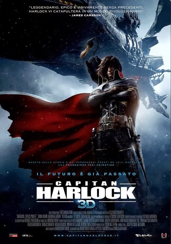 Capitan Harlock, la locandina italiana del film