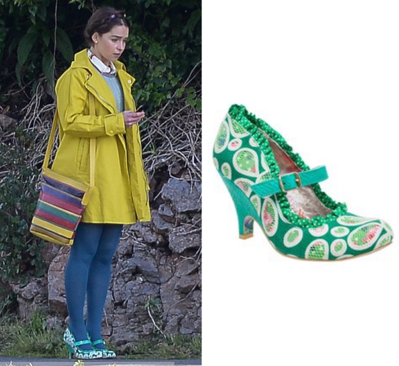 Le scarpe di Irregular Choice indossate da Emilia Clarke in Io Prima di Te