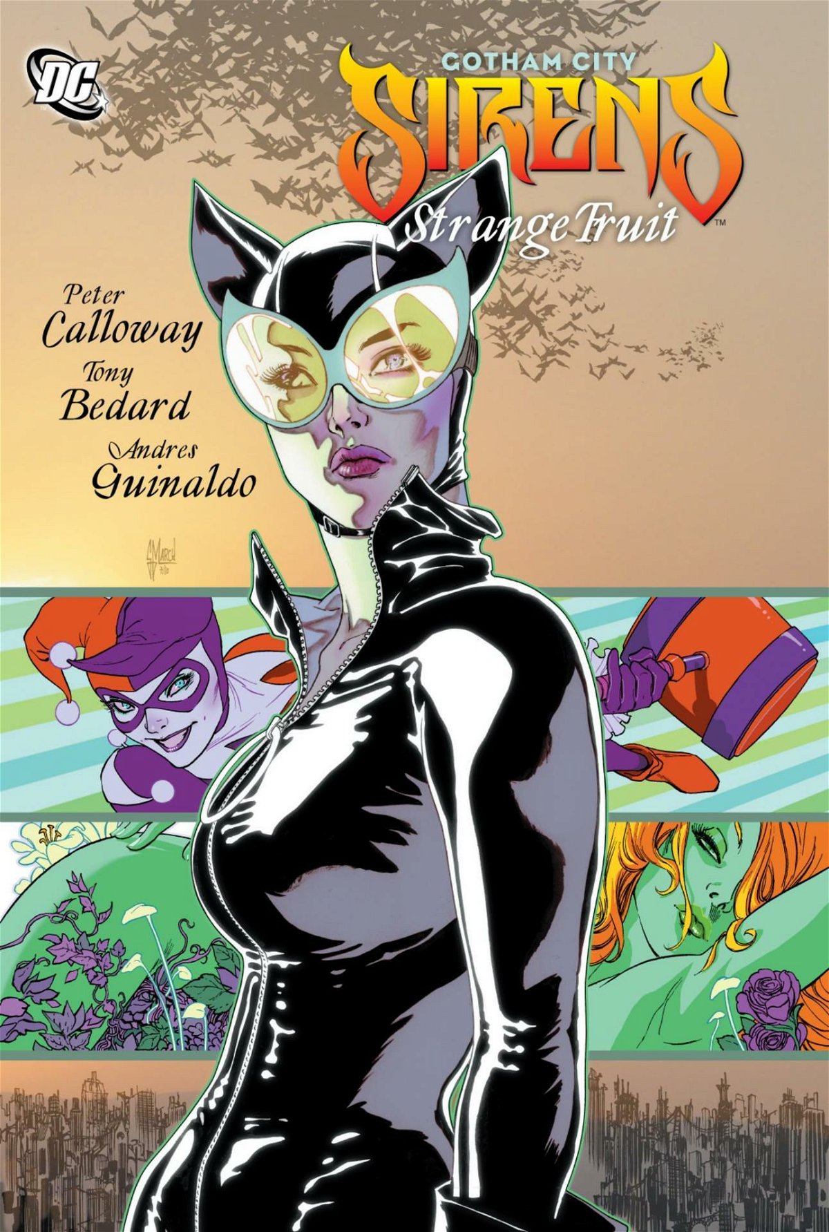 Catwoman in copertina per il fumetto di Gotham City Sirens