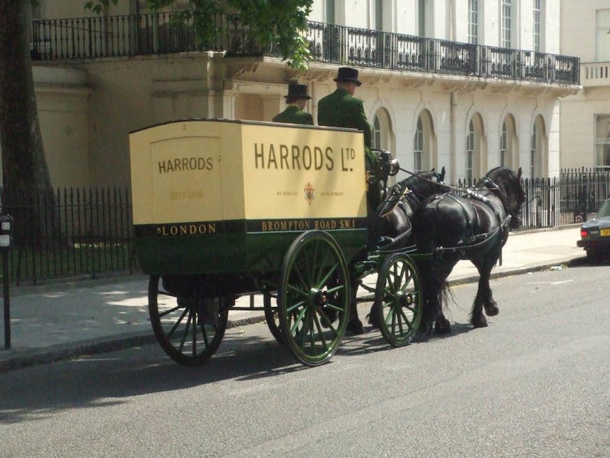 Una carrozza che riforniva Harrods