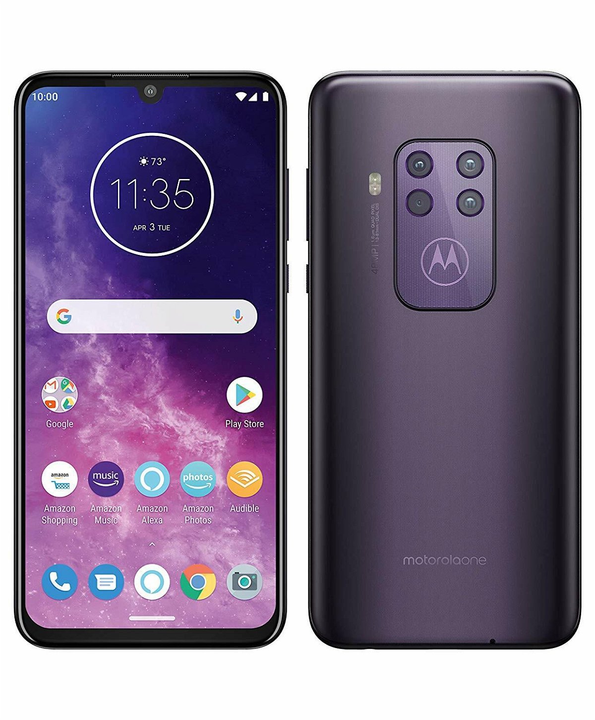 Immagine stampa del Motorola One Zoom