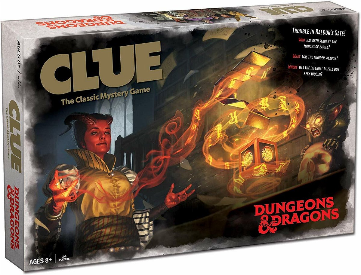 La confezione di Cluedo: Dungeons & Dragons 
