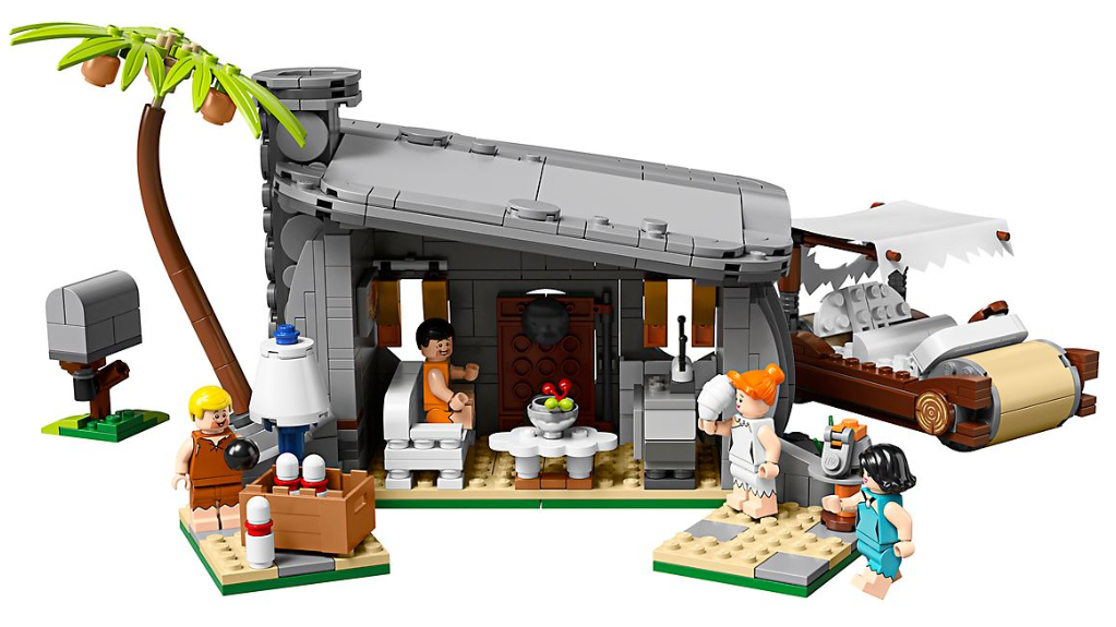 Il set LEGO dei Flintstones: l'interno della casa