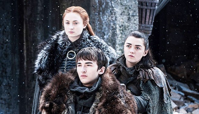 La famiglia Stark in Game of Thrones 7
